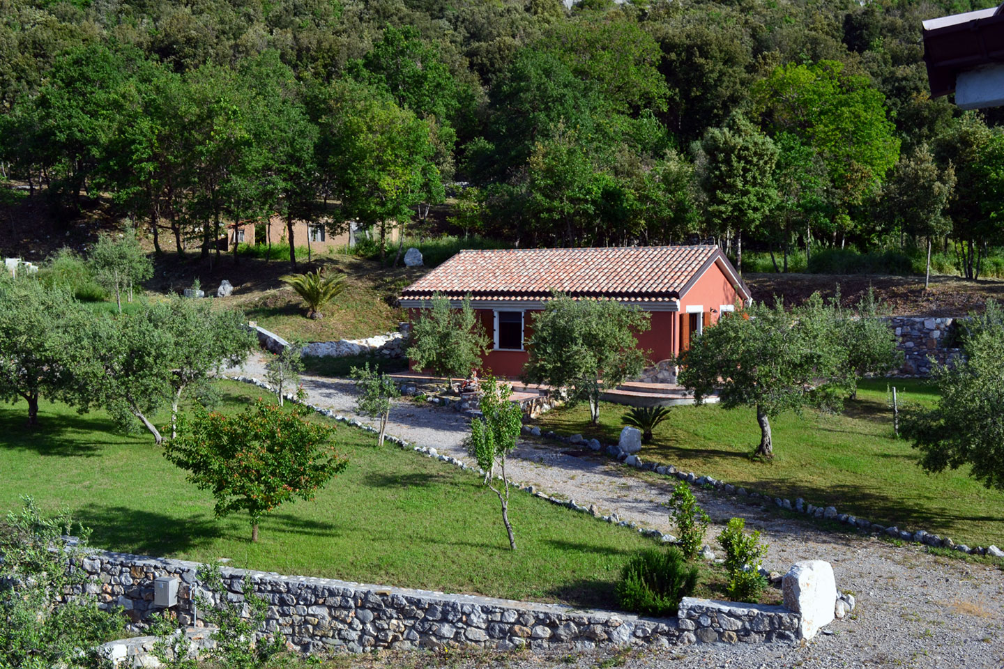 casa immersa nel verde a maratea per vacanze